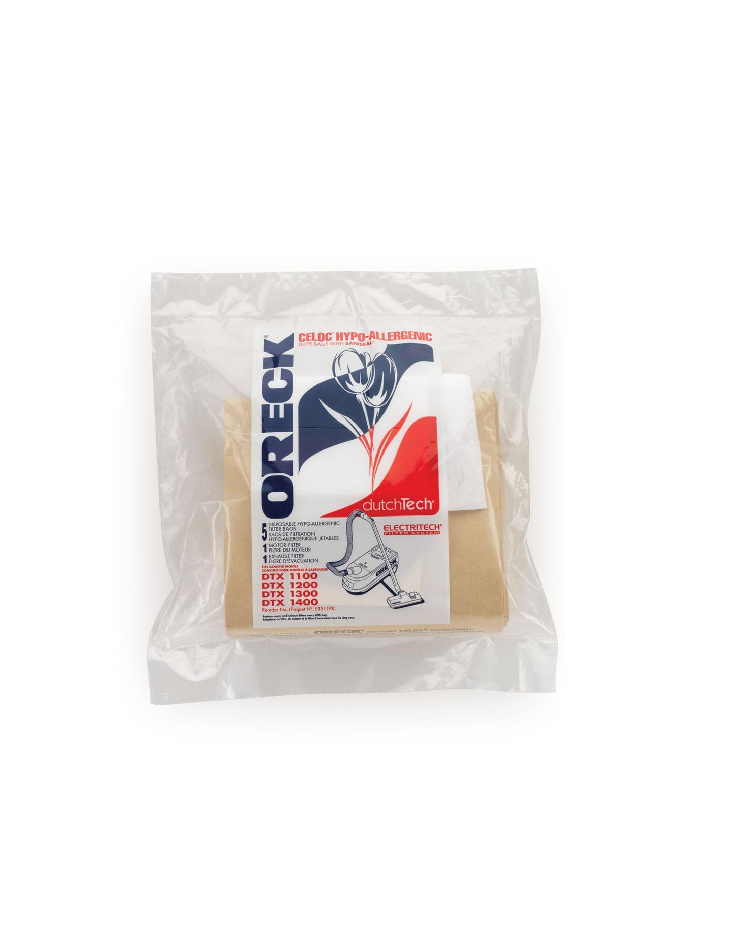 Dutchtech Canister Vacuum Cleaner Bags