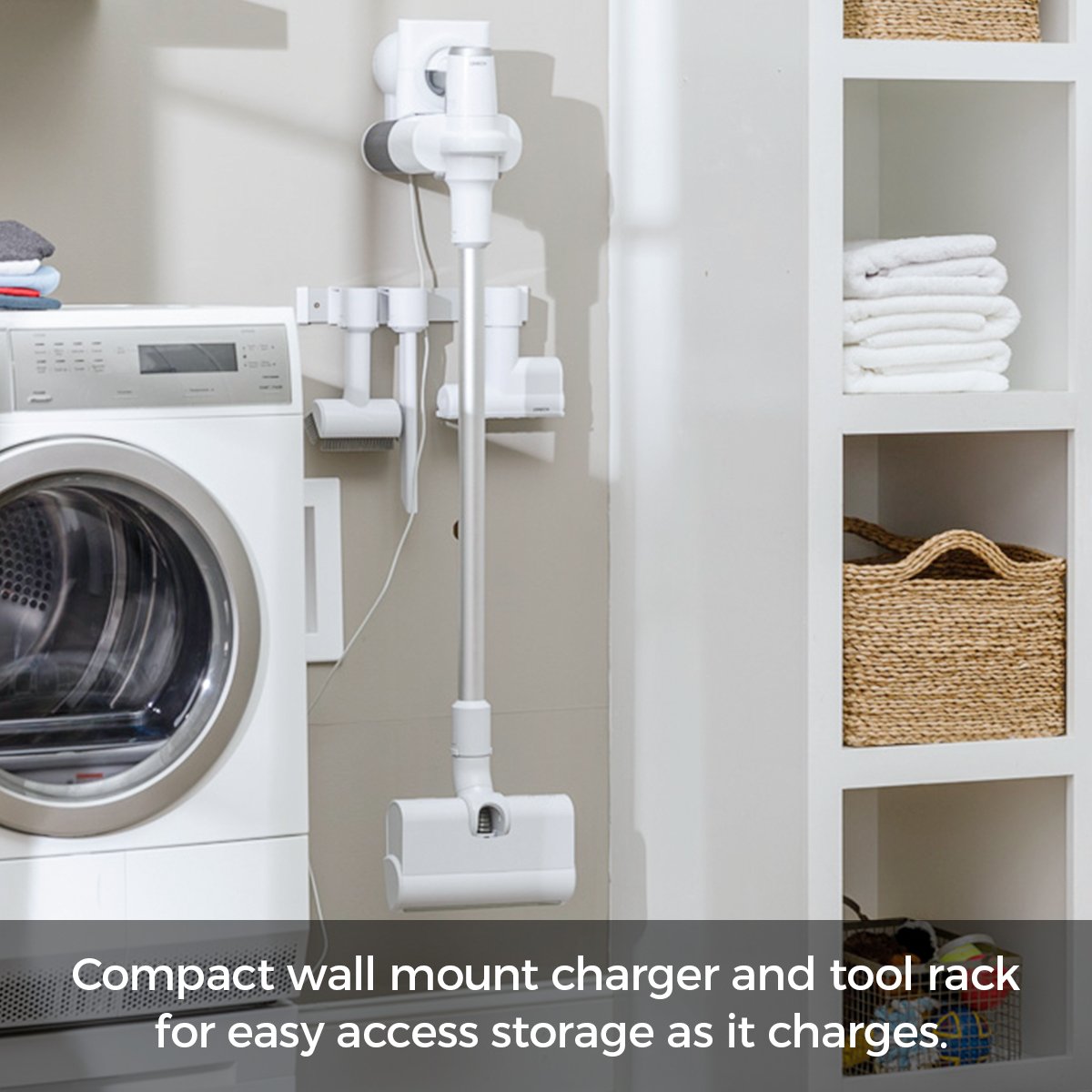 Cordless Vacuum with POD Technology - White